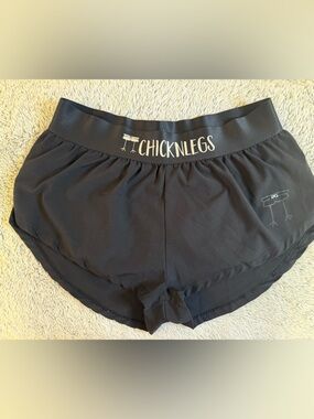 Chicknlegs Women’s Black Athletic Shorts